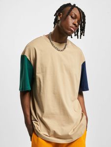 bequemes Urban Classics Herren T-Shirt Oversize 200 g/m² mit Baumwolle Beige