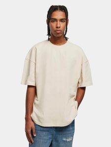 bequemes Urban Classics Herren T-Shirt 300 g/m² mit Baumwolle Ecru-Weiß