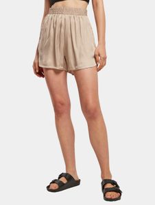 bequeme Urban Classics Damen Shorts 95 g/m² Beige