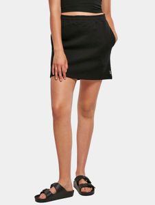 stilvolles Urban Classics Damen Kleid Kordelzug Taschen 305 g/m² mit Baumwolle Schwarz