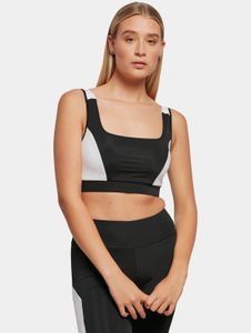 bequemer Urban Classics Damen BH Stretch Slim Fit 210 g/m² Schwarz/Weiß