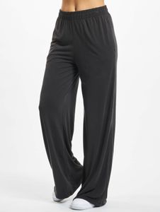 bequeme URBAN CLASSICS Damen Jeans Kordelzug 105 g/m² Schwarz