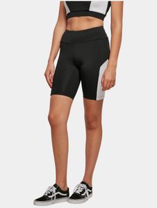 moderne Urban Classics Damen Hose Stretch 210 g/m² Schwarz/Weiß