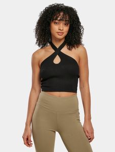 sportliches Urban Classics Damen T-Shirt Slim Fit 12 g/m² Schwarz