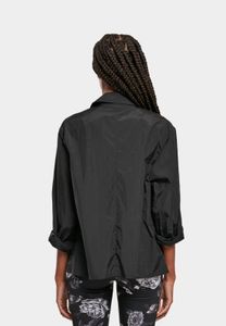 stilvolles Urban Classics Damen Kleid Taschen Oversize 97 g/m² Schwarz