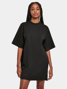 bequemes URBAN CLASSICS Damen T-Shirt Taschen Oversize 240 g/m² mit Baumwolle Schwarz