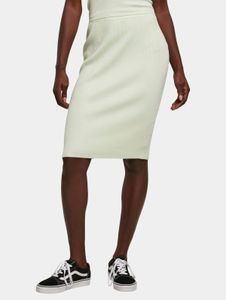 modisches Urban Classics Damen Kleid Slim Fit 12 g/m² Pastell-Grün