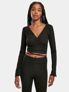 weiches Urban Classics Damen Sweatshirt Stretch 200 g/m² Schwarz