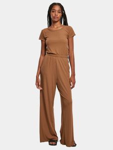 stilvolles Urban Classics Damen Kleid Stretch 200 g/m² Beige
