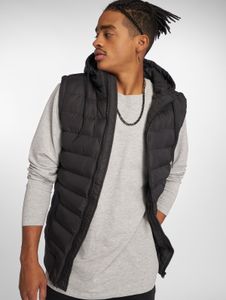 Giacca da uomo Modern Urban Classics con coulisse e cerniera, 58 g/m², nera