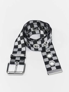 bequemes Urban Classics Unisex Gürtel Schwarz/Weiß
