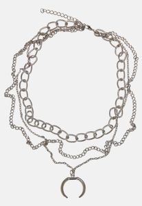 modernes Urban Classics Unisex Kette Ketten-Detail Silber