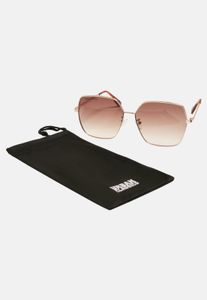 Occhiali da sole unisex Cool Urban Classics con coulisse, marrone/beige