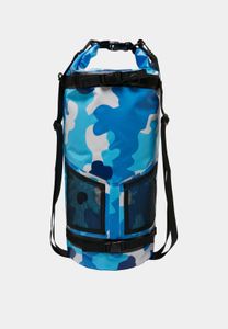 modernes Urban Classics Unisex Tasche Reißverschluss Taschen 650 g/m² Blau/Weiß/Schwarz