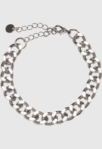 moderner Urban Classics Unisex BH Ketten-Detail Silber