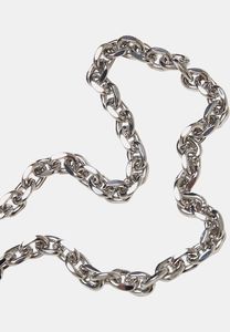 Comfortable Urban Classics unisex necklace, chain detail, silver