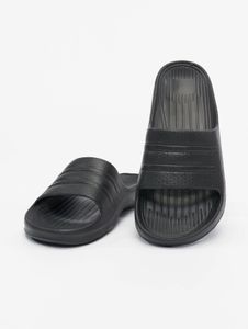 lässige Urban Classics Herren Sandalen Schwarz