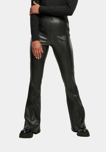 Vaqueros Modern Urban Classics para mujer, elásticos, con cremallera, corte ajustado, color negro.