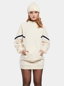 stilvolles Urban Classics Damen Kleid Oversize 300 g/m² mit Baumwolle Ecru-Weiß