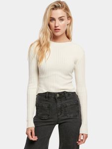 modernes Urban Classics Damen Sweatshirt 12 g/m² Ecru-Weiß