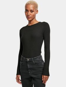 Comfortable Urban Classics women's long-sleeved shirt, 12 g/m², black