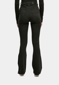 stylische Urban Classics Damen Jeans Stretch Taschen 375 g/m² mit Baumwolle Schwarz