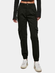 bequeme URBAN CLASSICS Damen Jeans Stretch Taschen 320 g/m² mit Baumwolle Schwarz