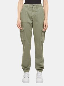 bequeme Urban Classics Damen Jeans Stretch Taschen 320 g/m² mit Baumwolle Grün