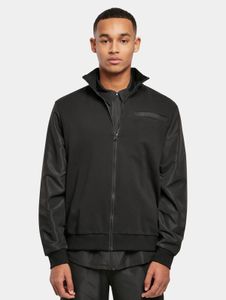 moderne Urban Classics Herren Jacke Reißverschluss Taschen 305 g/m² Schwarz