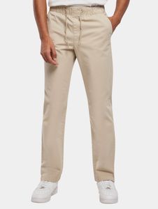 stylische URBAN CLASSICS Herren Jeans Straight Fit Stretch Oversize mit Baumwolle Beige