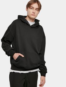 bequemer Urban Classics Herren Hoodie Rippstrick Kapuze 300 g/m² mit Baumwolle Schwarz