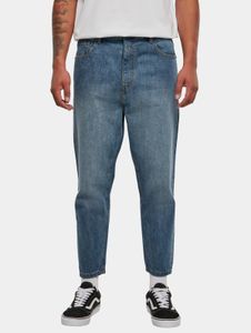 bequeme Urban Classics Herren Jeans Reißverschluss Taschen 370 g/m² mit Baumwolle Blau