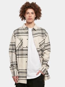 modernes Urban Classics Herren Polo-Shirt Taschen Oversize 270 g/m² mit Baumwolle Beige
