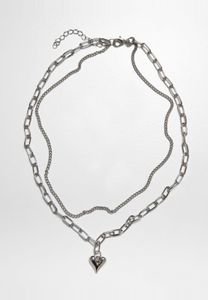 lässiges Urban Classics Unisex Kette Kordelzug Silber