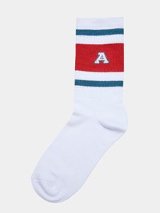 Calcetines elásticos unisex Urban Classics cómodos, de algodón, color blanco.