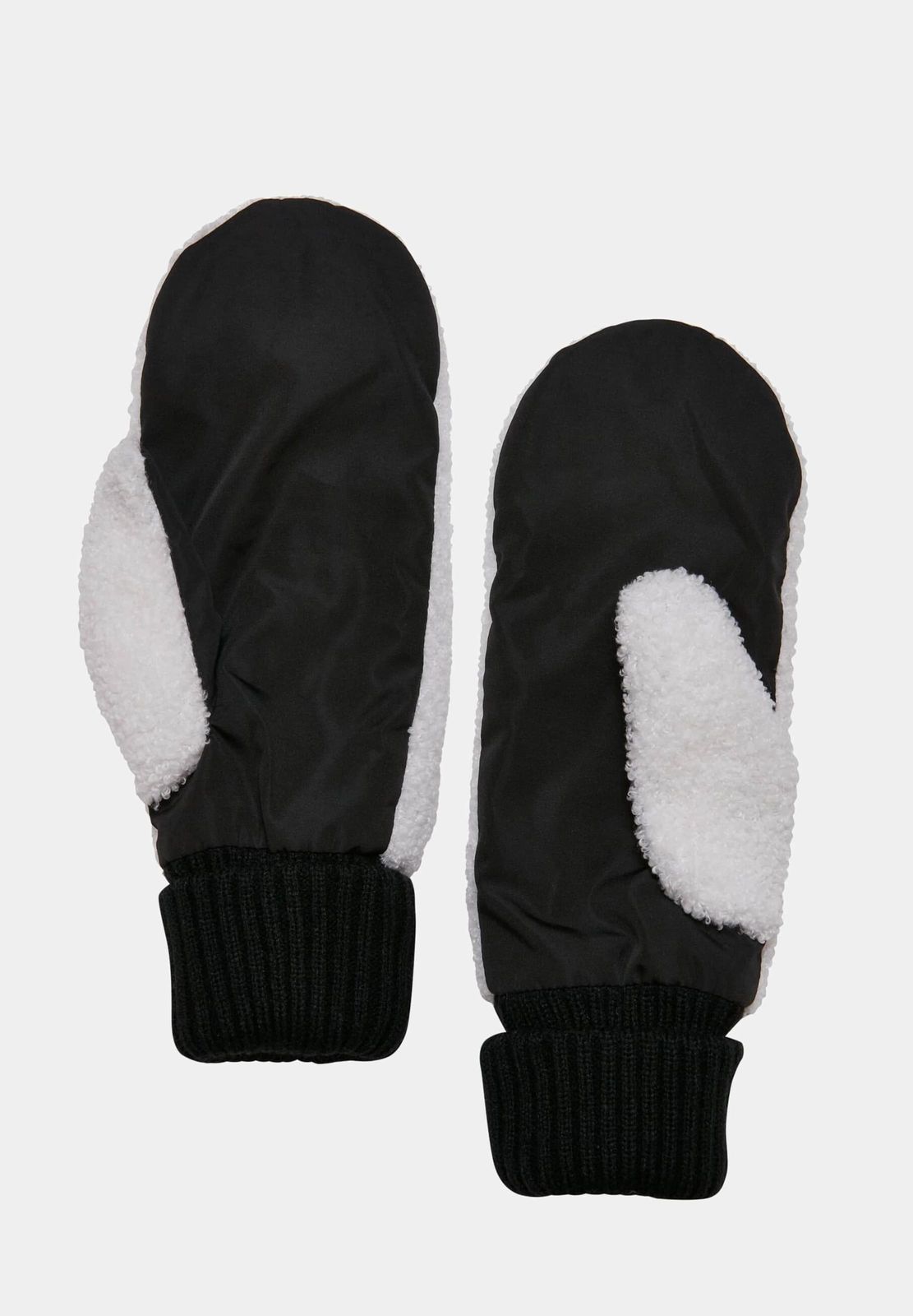Urban Classics Unisex Handschuhe Rippbündchen Schwarz