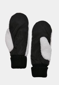 bequemes Urban Classics Unisex Handschuhe Rippbündchen Schwarz