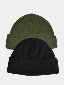 Gorra unisex Modern Urban Classics con capucha, forro polar, negro/verde