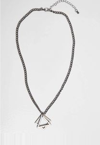 vielseitiges Urban Classics Unisex Kette Ketten-Detail Anthrazit-Meliert
