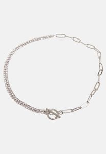Versatile Urban Classics unisex necklace, chain detail, silver