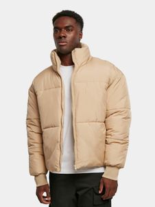 funktionale Urban Classics Herren Jacke Reißverschluss Taschen 78 g/m² Beige