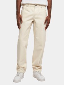 lässige Urban Classics Herren Jeans mit Baumwolle Ecru-Weiß