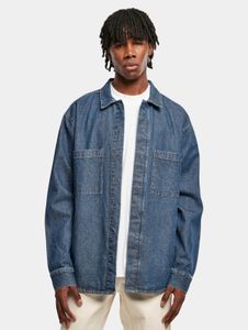 lässiges Urban Classics Herren Polo-Shirt mit Baumwolle Blau