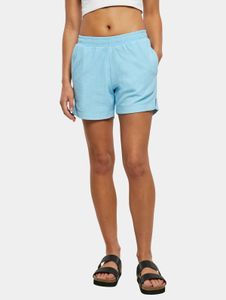 leichte Urban Classics Damen Shorts Taschen 250 g/m² mit Baumwolle Hell-Blau