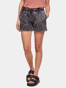 leichte Urban Classics Damen Shorts Kordelzug Taschen 360 g/m² mit Baumwolle Schwarz
