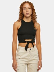 bequemes Urban Classics Damen T-Shirt Stretch Slim Fit 180 g/m² mit Baumwolle Schwarz