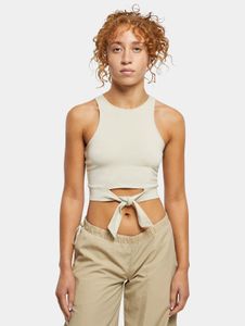 modernes Urban Classics Damen T-Shirt Stretch Slim Fit 180 g/m² mit Baumwolle Beige