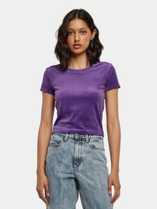 lässiges URBAN CLASSICS Damen T-Shirt Stretch Slim Fit 270 g/m² Violett
