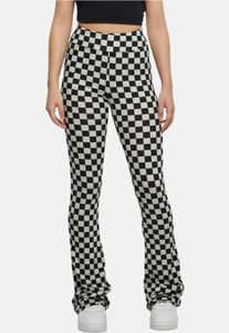 lässige URBAN CLASSICS Damen Hose Stretch 200 g/m² Schwarz/Grau