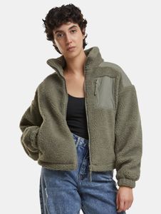 Veste polaire femme Stylish Urban Classics, 330 g/m², verte